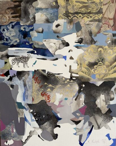 The Peony  - a Paint Artowrk by Kate Kulish